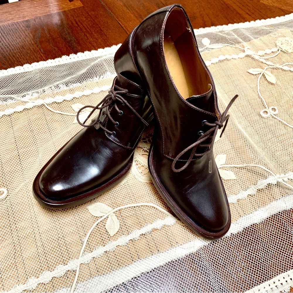 Sacco Vintage Leather Italian Shoes - Womens 7.5/38